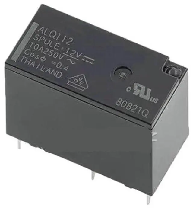 Main image of 1pcs ALQ105 5V ALQ112 12V ALQ124 24V 5-pin ALQ305 5VDC ALQ312 12VDC ALQ324 24VDC 4-pin Relay(ALQ112)