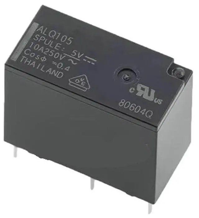 Main image of 1pcs ALQ105 5V ALQ112 12V ALQ124 24V 5-pin ALQ305 5VDC ALQ312 12VDC ALQ324 24VDC 4-pin Relay(ALQ105)