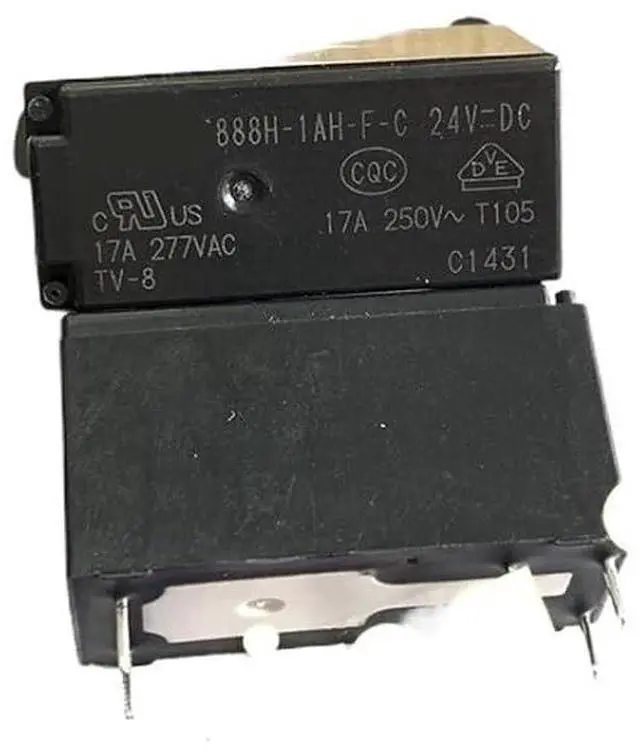 Main image of 1pcs 888H-1AH-F-C 12VDC 24VDC 6-pin 17A Relay Base(12Vwhite)