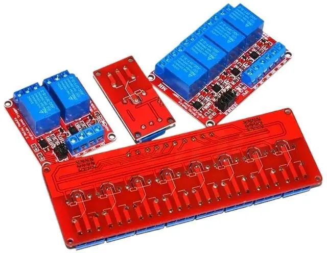 Alt view image 3 of 4 - 1pcs 1 2 4 6 8 Channel Relay Module Board Shield with Optocouple 5V 12V 24V(12V,1 Channel)