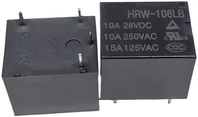 Main image of 1pcs HRW-106LB (T73B-6V-10A) Relay 4pins
