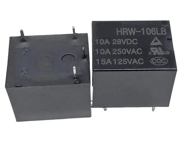 Alt view image 2 of 2 - 1pcs HRW-106LB (T73B-6V-10A) Relay 4pins