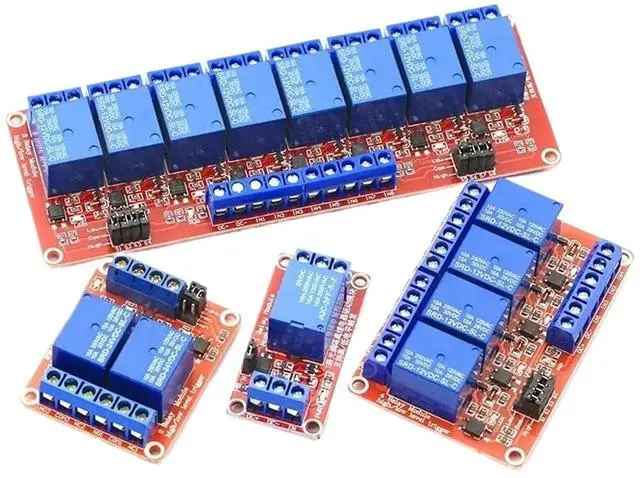 Alt view image 4 of 4 - 1pcs 1 2 4 6 8 Channel Relay Module Board Shield with Optocouple 5V 12V 24V(12V,1 Channel)