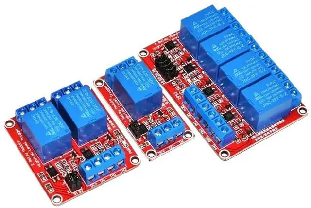Main image of 1pcs 1 2 4 6 8 Channel Relay Module Board Shield with Optocouple 5V 12V 24V(24V,4 Channel)