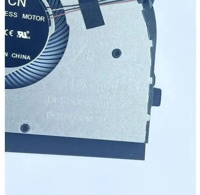 Alt view image 3 of 3 - CPU Cooling Fan DFS2001059P0T DC28000MZF0 FLAF for Lenovo IdeaPad S340-15API C340-15IWL Flex 15IWL Laptop Cooler