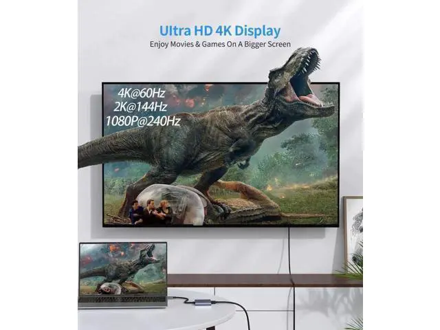 Alt view image 3 of 7 - 3 in 1 USB C Multiport AV Adapter, 4K@60Hz Type-C to HDMI Converter with 100W PD Charging & USB 3.0 Port, Compatible with MacBook Pro/Air, Switch, Steam Deck, Rog Ally, iPhone, iPad Pro, Samsung Galax