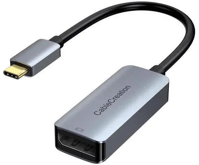 Main image of 8K USB C to DisplayPort 1.4 Adapter 40Gbps, Thunderbolt 3/4 to DP Converter Support 8K@60Hz 4K@144Hz HDR for Valve Index, Oculus Rift S, MacBook, iPhone 15, Dell XPS