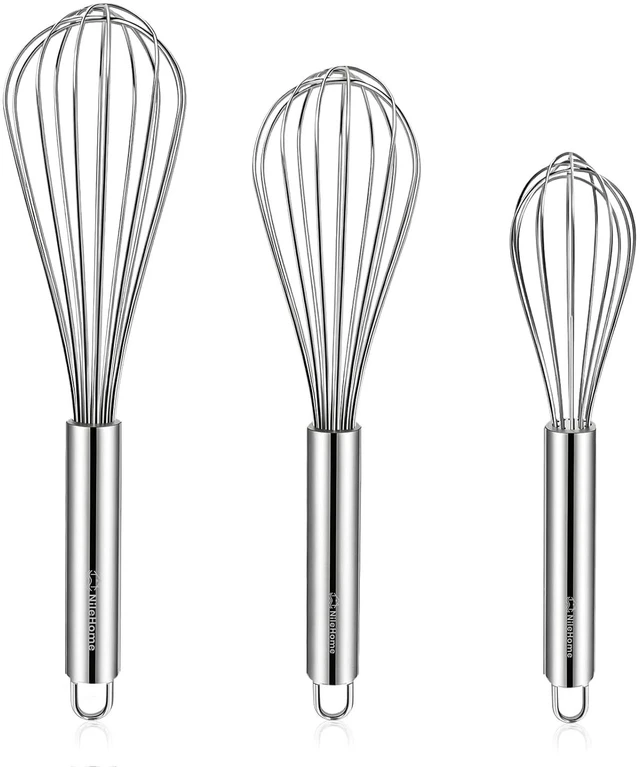Main image of 3-Pack Stainless Steel Whisk Set, Kitchen Utensils for Cooking