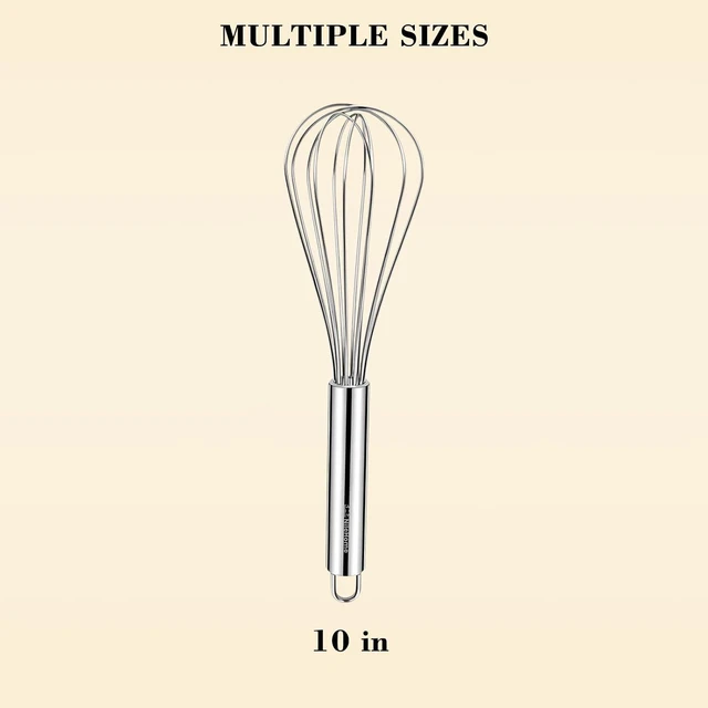 Alt view image 2 of 7 - 1-Pack Stainless Steel Whisk,Kitchen Utensils for Cooking
