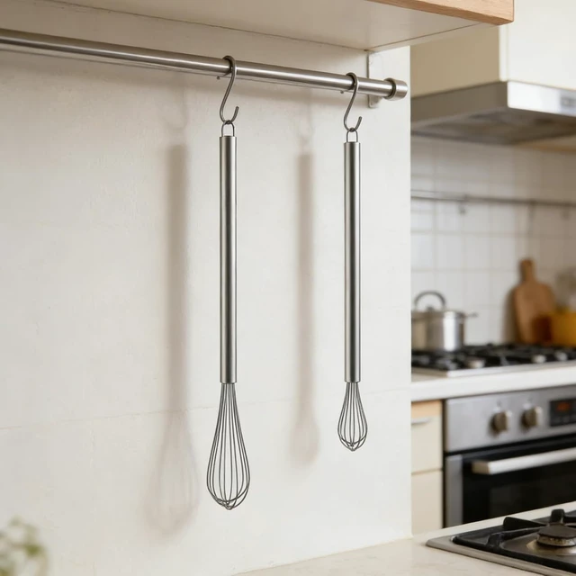 Alt view image 7 of 7 - Mini Whisks Stainless Steel Whisk Set 9" 11"-Kitchen Small Wisk