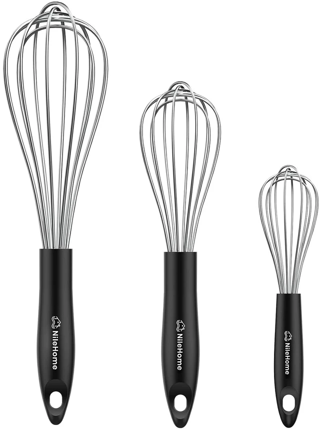Main image of Whisk Set 8" 10" 12" Kitchen Whisk,3-Pack
