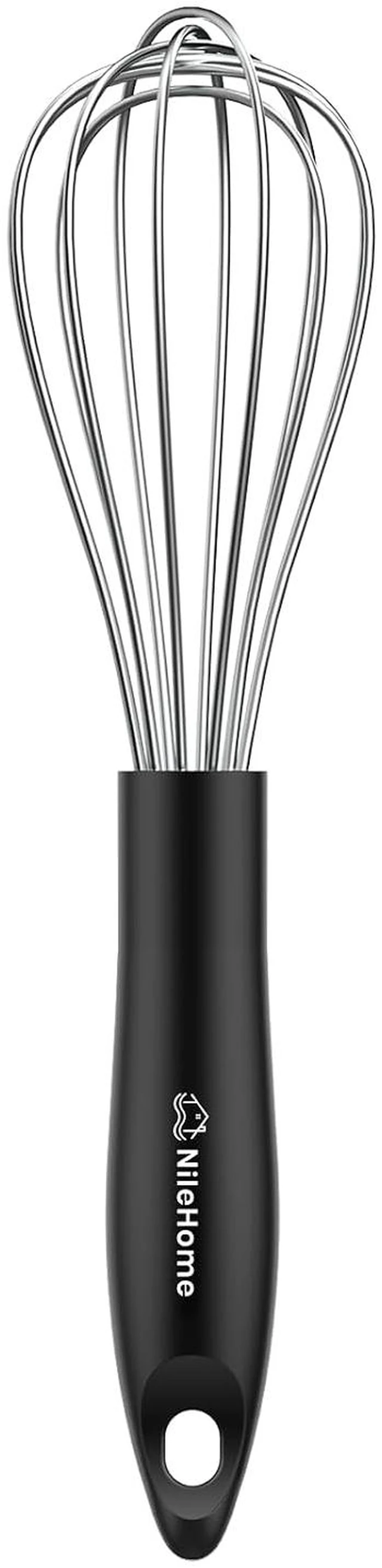 Main image of Whisk 10" Kitchen Whisk,Black Silver