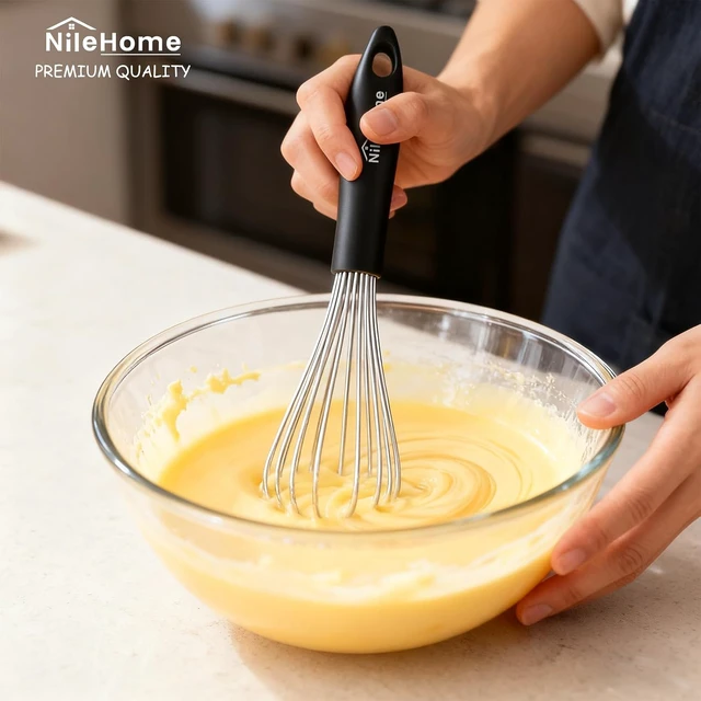 Alt view image 4 of 7 - Whisk 10" Kitchen Whisk,Black Silver