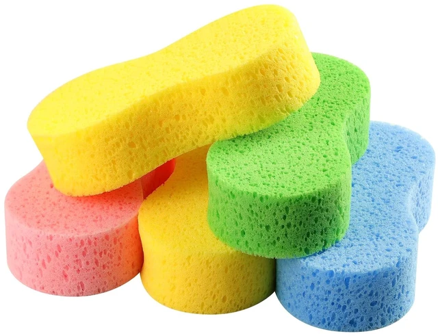 Main image of Temede Large Car Wash Sponges, Extra Thick Foam Sponges, 5-Pack