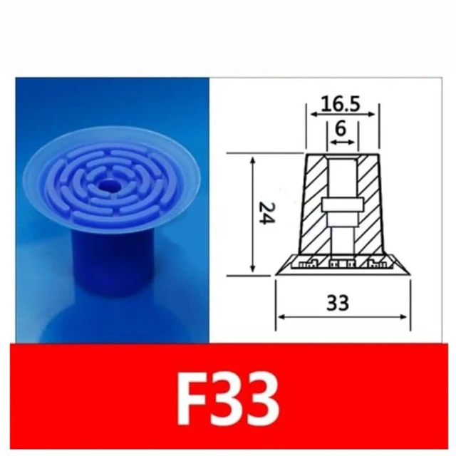 Alt view image 2 of 3 - 1pcs Industrial Vacuum Suction Cup PE Film Bag Opener F18 F26 F33 Packaging Machine Plastic Bag Handling Strong Vacuum Pad 18 26 33mm