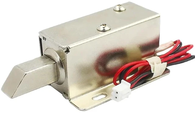 Main image of DC Small Electric Control Lock DC12v Access Electronic Door Mini Bolt Electromagnetic 1Pcs(12V Single Lock)