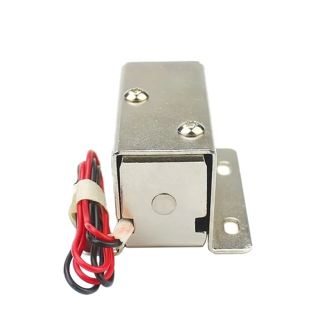 Alt view image 5 of 6 - DC Small Electric Control Lock DC12v Access Electronic Door Mini Bolt Electromagnetic 1Pcs(12V Single Lock)