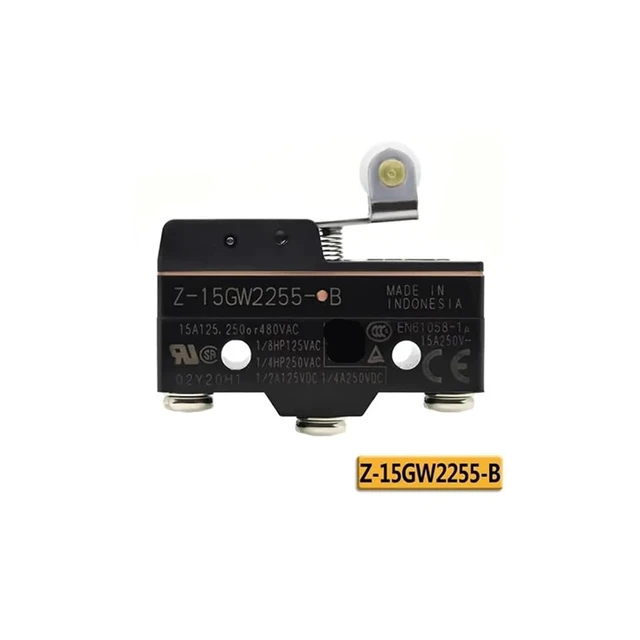 Alt view image 2 of 3 - 1pcs microswitch Z-15GW255-B Limit Switch Z-15GW2255-B 15A 125V Z-15GW55-B Basic Switch Z-15HQ-B(Z-15GW255-B)