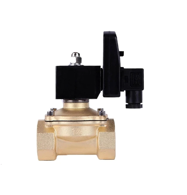 Main image of Water Air Solenoid Valve with Timer 220v 110v 24v Normally Closed 3/8 1/2 3/4 1-1/4 1.5 2 Brass Electric Valve(Npt-110vac-80 Degree,3/8 Inch)