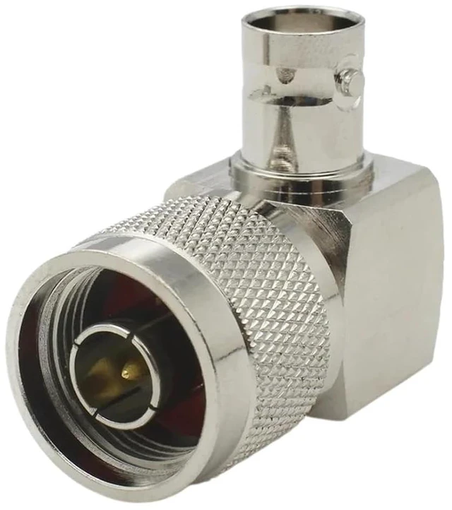 Main image of 1 L16 N-Type to BNC Male/Female Q9 90-Degree Right-Angle coaxial Adapter(N-J to BNC-K)