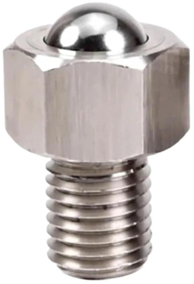 Main image of Stainless Steel Universal Ball Transfer Unit with Hex Base - M6-M20 for Conveyor & Material Handling(Steel Ball M10)
