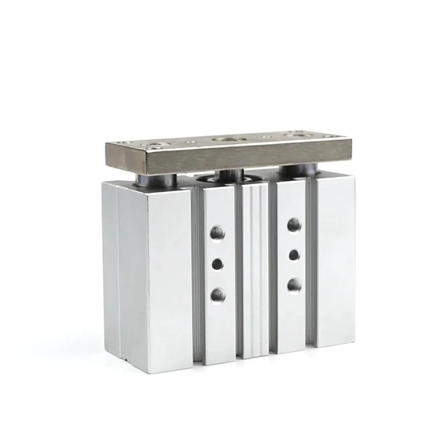 Alt view image 3 of 3 - Three Shaft Guide Rod Cylinder