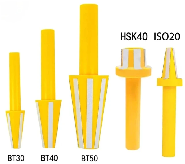 Alt view image 2 of 4 - Spindle Cleaning Rod BT30 BT40 BT50 ISO10 ISO20 ISO25 32 HSK32 HSK40 HSK50 HSK Spindle Cleaning Rod Cleaner Brush Taper Collet Holder Wipe CNC Tool(1PCS,HSK40A)