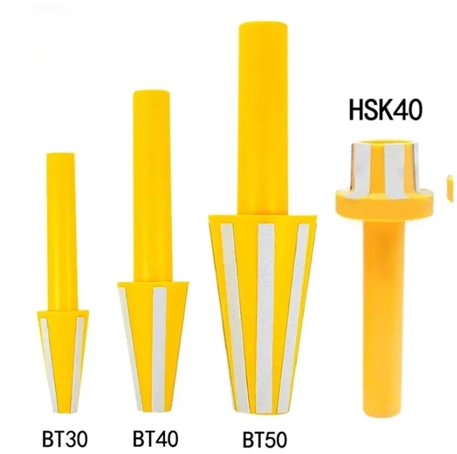 Alt view image 3 of 4 - Spindle Cleaning Rod BT30 BT40 BT50 ISO10 ISO20 ISO25 32 HSK32 HSK40 HSK50 HSK Spindle Cleaning Rod Cleaner Brush Taper Collet Holder Wipe CNC Tool(1PCS,HSK40A)