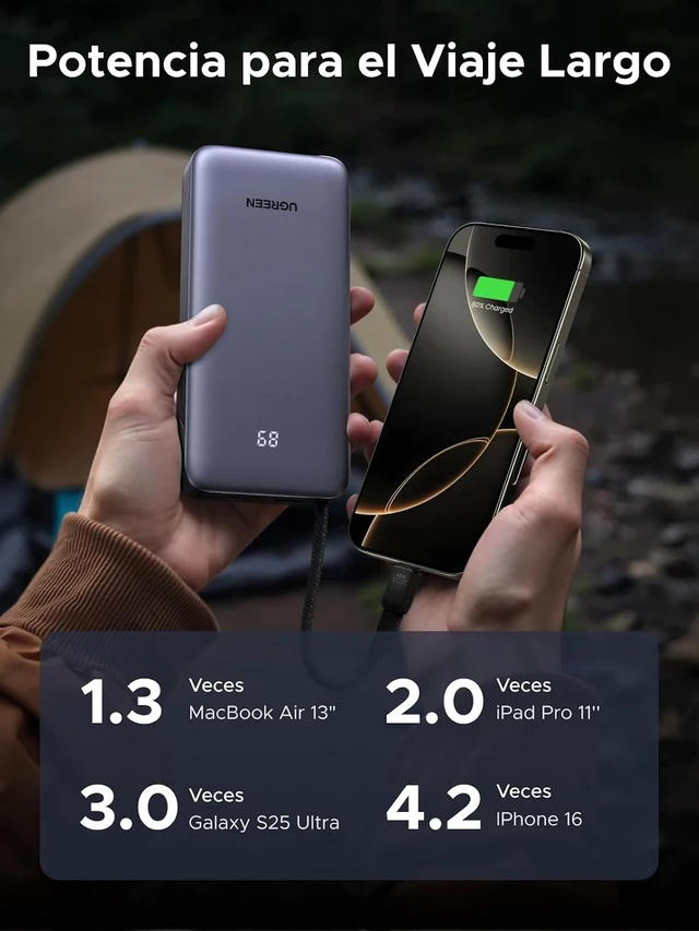 Alt view image 7 of 7 - Nexode Power Bank Bundle with 45W USB C Charger for iPhone 17 (2025)