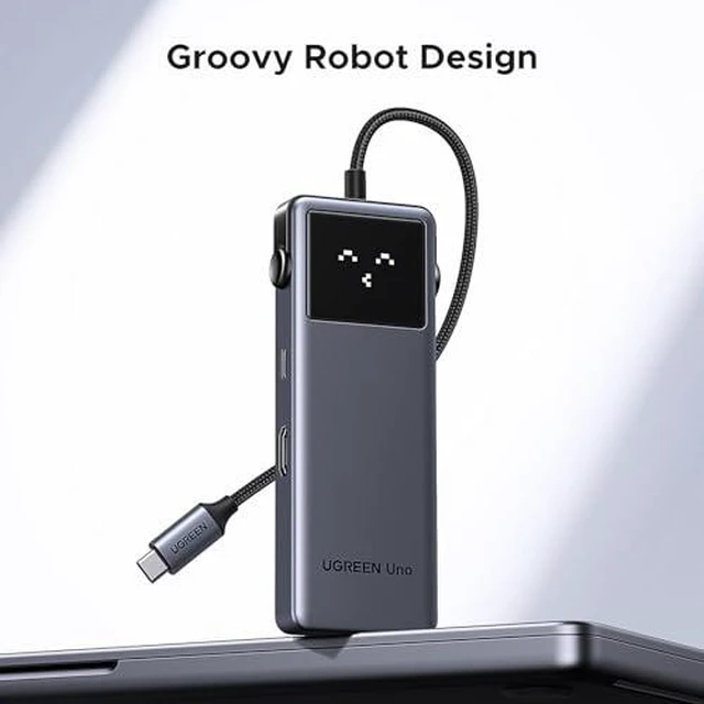 Alt view image 6 of 6 - Power Bank Bundle with Uno 6 in 1 USB-C Hub 10Gbps 4K@60Hz HDMI