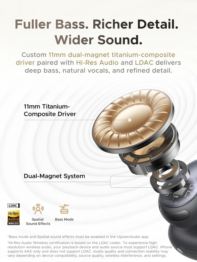 Alt view image 3 of 7 - ClipBuds Pro 2 Open Ear Earbuds Clear Calls Real Time AI Translation