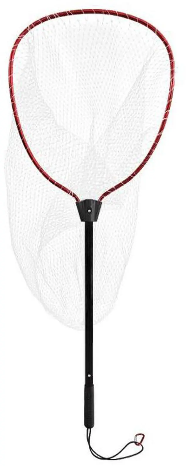 Main image of aluminum alloy single wire pull-and-squeeze fishing net with small mesh size, suitable for raft fishing and catching shrimps. The fishing equipment is portable, lightweight and convenient.