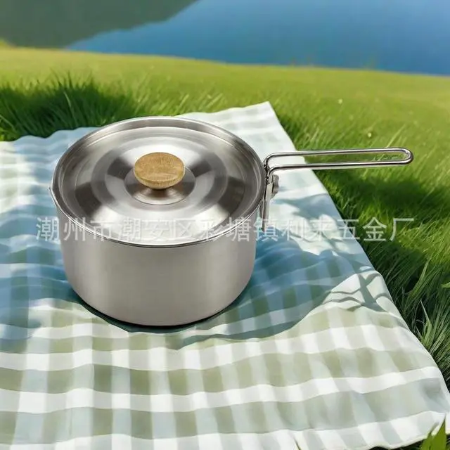 Alt view image 4 of 6 - Cross-border portable 304 stainless steel soup pot, multi-functional