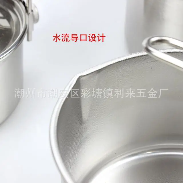 Alt view image 5 of 6 - Cross-border portable 304 stainless steel soup pot, multi-functional