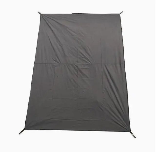 Alt view image 2 of 5 - Thickened Oxford cloth picnic mat, waterproof and wear- Dark khaki fabric including 4 pegs Dark khaki fabric including 4 pegs 210-150cm