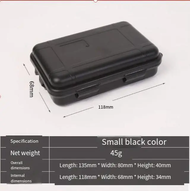 Alt view image 4 of 5 - EDC Outdoor Survival Kit Box - Shockproof, Pressure-resistant Small Orange