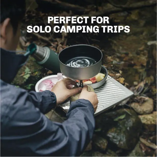 Alt view image 2 of 6 - Fire-Maple Backpacking and Camping Stove Series | Outdoor Propane Camp Cooking Gear | Portable Pot/Jet Burner | Ideal for Hiking, Trekking, Fishing, Hunting Trips and Emergency Use (Greenpeak)