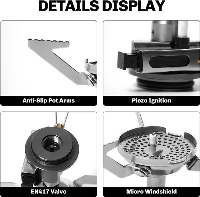 Main image of Fire-Maple Backpacking and Camping Stove Series | Outdoor Propane Camp Cooking Gear | Portable Pot/Jet Burner | Ideal for Hiking, Trekking, Fishing, Hunting Trips and Emergency Use (Greenpeak)