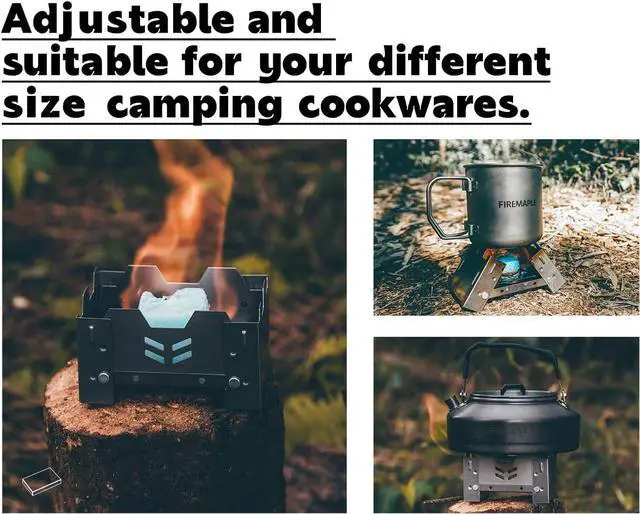 Main image of Lotus Titanium Solid Alcohol | Ultralight Mini Backpacking Stove | Wind Resistant Spirit Burner
