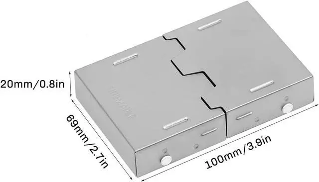 Alt view image 2 of 6 - Lotus Titanium Solid Alcohol | Ultralight Mini Backpacking Stove | Wind Resistant Spirit Burner