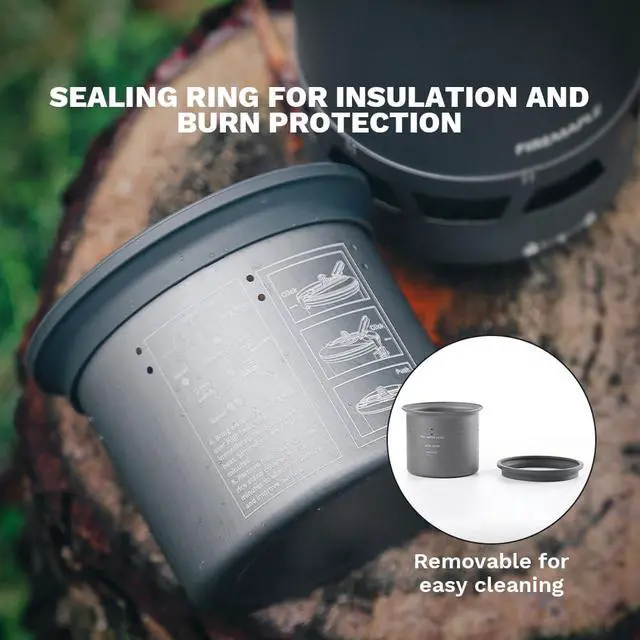 Alt view image 2 of 6 - Petrel Outdoor Rice Cooker, 58g, 300ml Capacity, Compactible with G3 pot and Quickboil Pro System