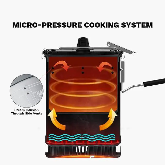 Alt view image 3 of 6 - Petrel Outdoor Rice Cooker, 58g, 300ml Capacity, Compactible with G3 pot and Quickboil Pro System