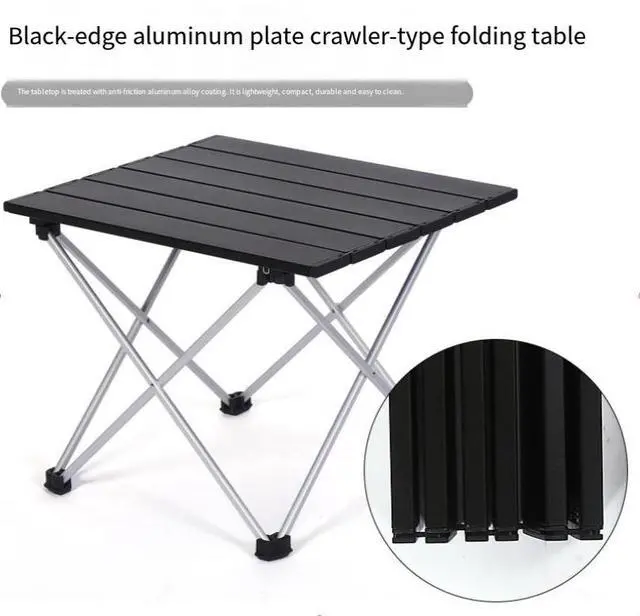 Main image of Outdoor aluminum egg roll table - Portable multi-functional booth aluminum board table for camping, barbecuing, fishing and camping folding table