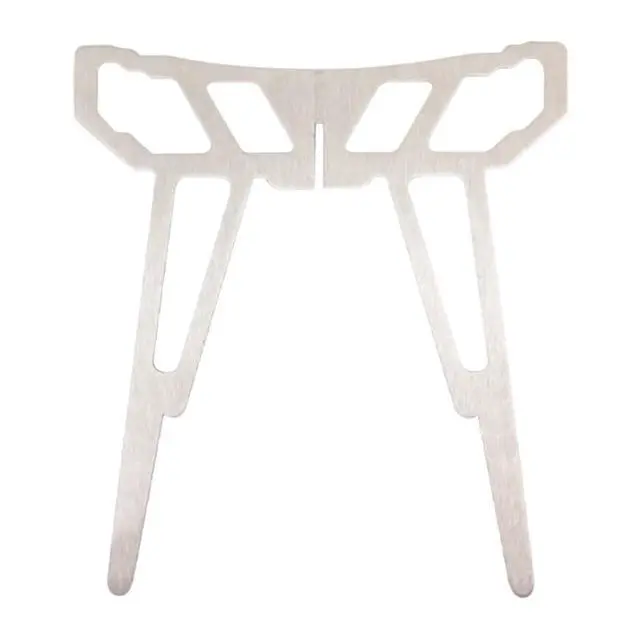 Alt view image 3 of 4 - Portable and foldable stainless steel charcoal stove stand for outdoor