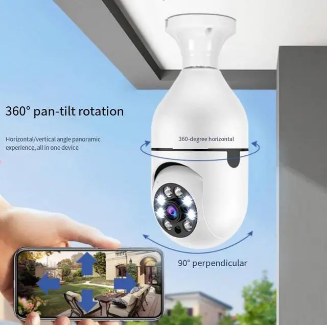 Alt view image 2 of 4 - 2MP Full-Color Night Vision 360° Rotating Wireless WiFi
