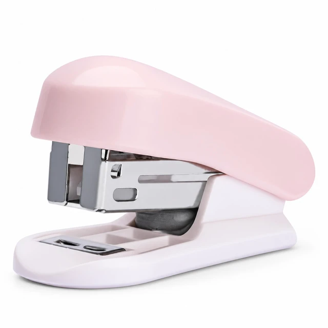 Alt view image 2 of 6 - Stationery machine, small stapler, wholesale of small bookbinding machines, mini-sized, suitable for students, mini binding device, high appearance quality blue