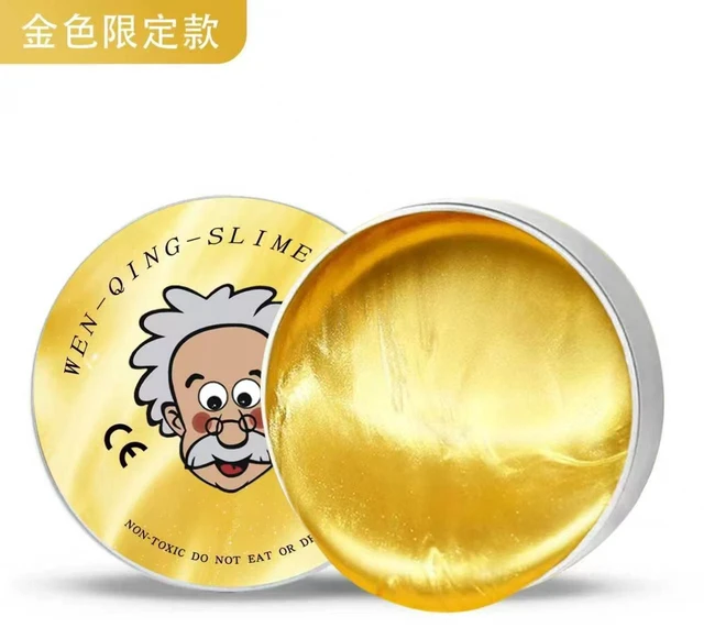 Main image of Non-Newtonian Fluid Liquid Glass Slime, Transparent Clear Putty with Long Lasting Stretch & Elasticity, DIY Stress Relief Fidget Sensory Toy Gold Limited Edition