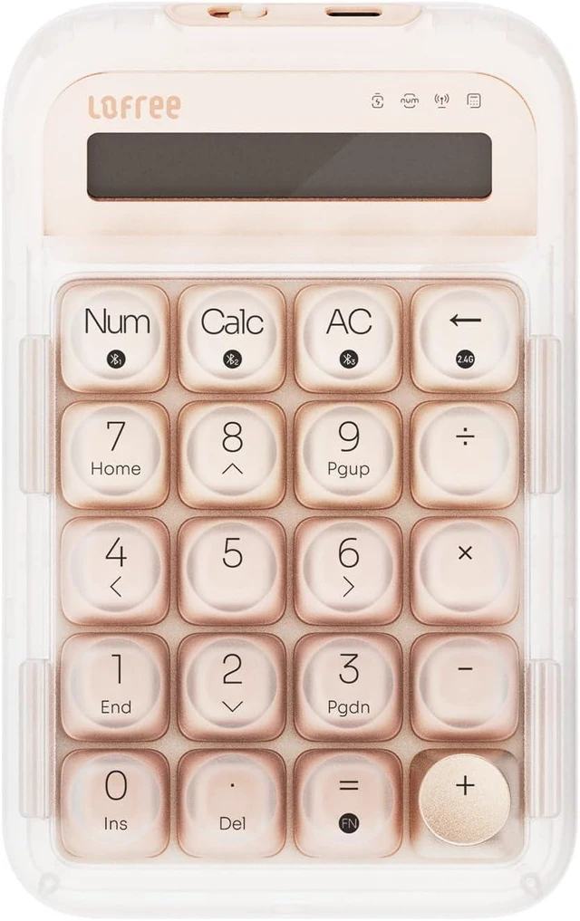 Main image of Foundation Tri-Mode Wireless Numpad White LED Backlight Compatible with MacOS, iOS, Windows, and Android