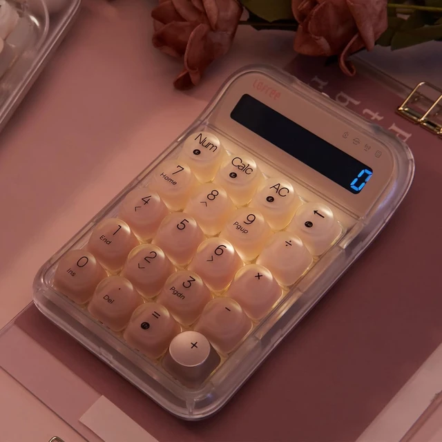 Alt view image 7 of 7 - Foundation Tri-Mode Wireless Numpad White LED Backlight Compatible with MacOS, iOS, Windows, and Android