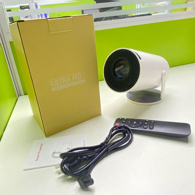 Alt view image 6 of 7 - HY300 HY320 Mini Portable Projector, Auto Focus Optional, 4K Supported, Native 720P, Android 11, WiFi6 Bluetooth5.0, Wireless Screen Mirroring, 150" Large Screen, Home Outdoor Movie Projector HY300